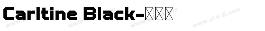 Carltine Black字体转换